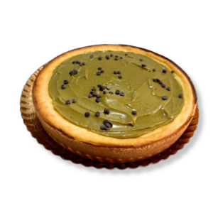 Tarta de queso con pistacho