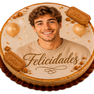 Tarta de queso con Galleta Lotus Personalizada