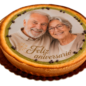 Tarta de queso con Pistacho Personalizada