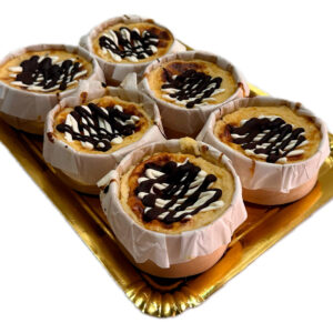 Mini tartas de queso con Negrito - Bandeja 6 unidades